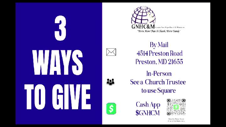 3 ways to give-new