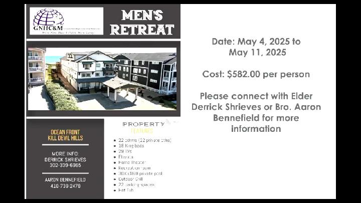 Mens Retreat 2025